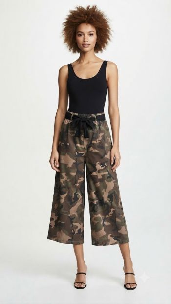 Camouflage Trouser with Belt 